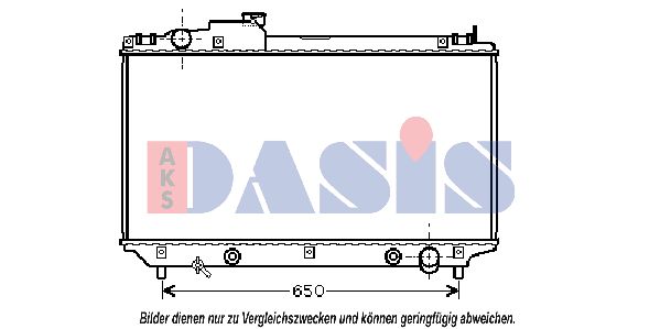 AKS DASIS Radiaator,mootorijahutus 210111N